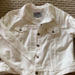 White jean Jacket
